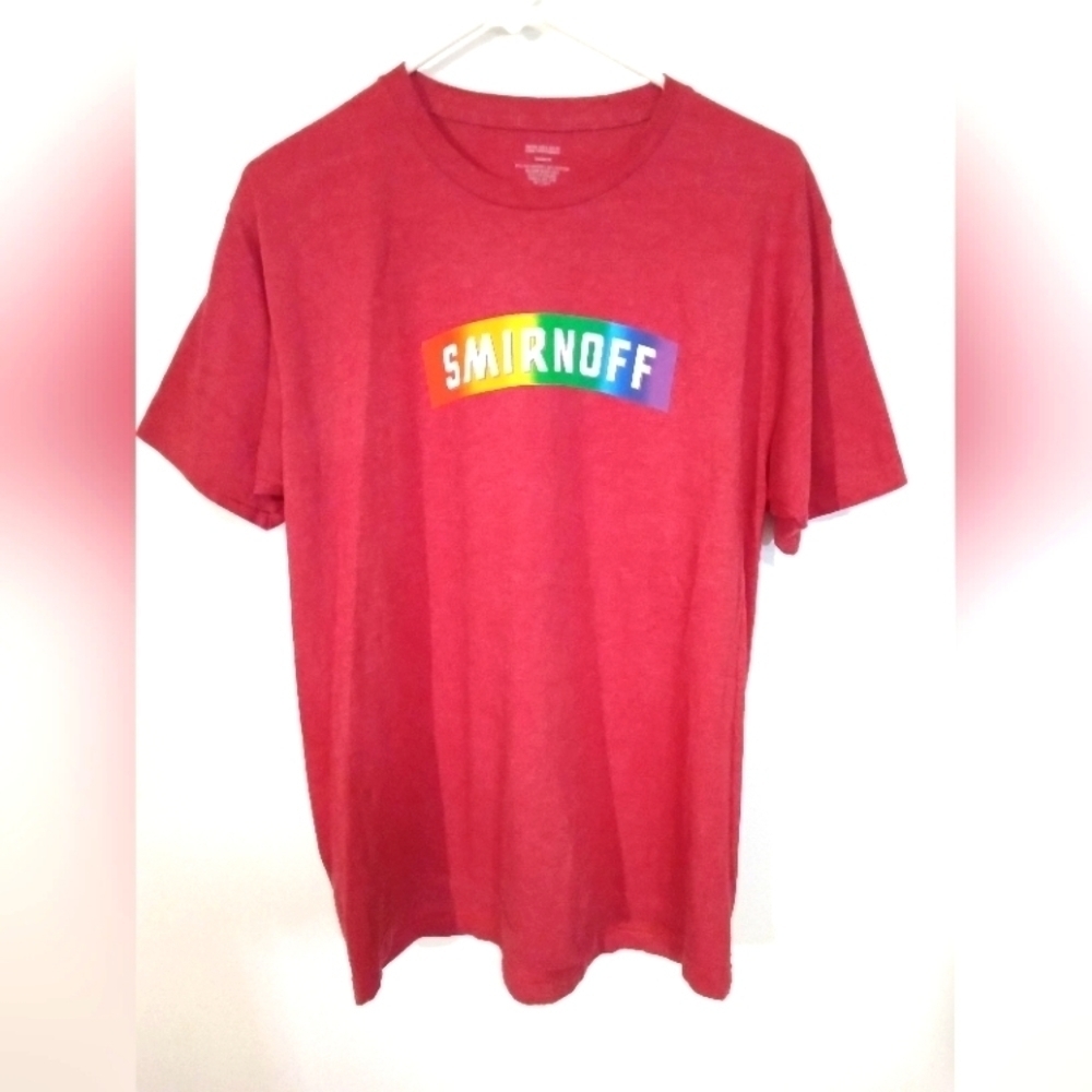 Smirnoff Vodka Pride Not Prejudice Rainbow T-Shirt - Large